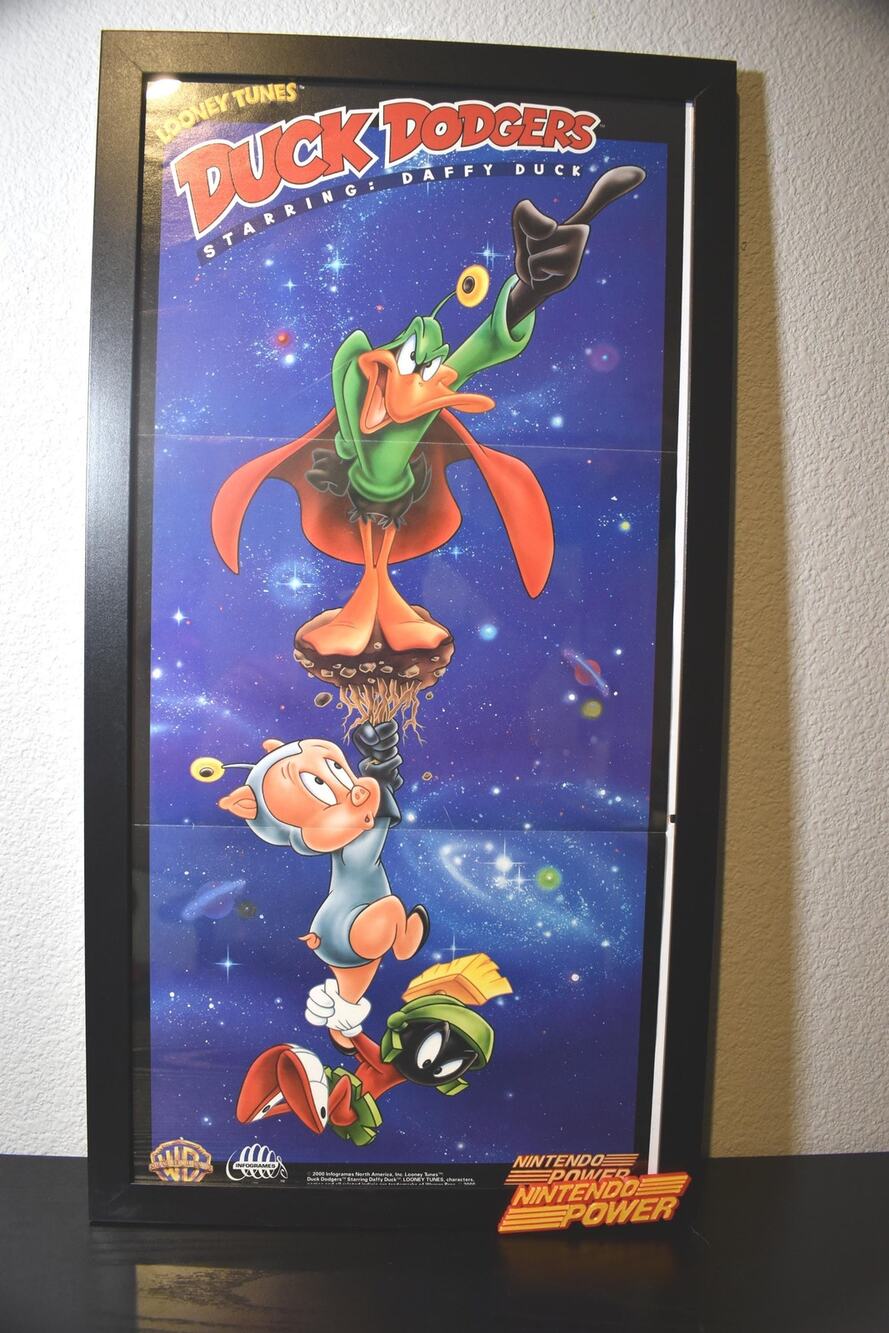 Duck Dodgers starring Daffy Duck Framed Poster